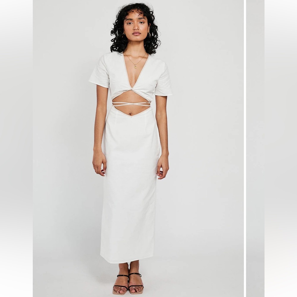 Sano skirt White Cut-Out Dress